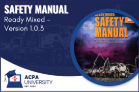 ACPA - Ready Mixed Safety Manual - Version 1.0.3